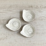 ステッチの豆皿 / しずく
