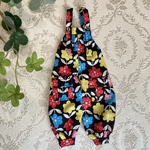 🉐🉐お値下げ¥2300→¥2000→¥1800  2wayサロペット　レトロ花柄