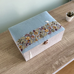 botanicalインテリアボックス (S)〈Lサイズ〉収納・フリーボックス（カルトナージュ）【仕切り箱別売り】《受注制作》