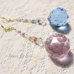 ~ma-na-miffy様ご専用~dreamy~２点ブルー＆ピンク ショート丈サンキャッチャー 卓上 
