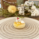 【完成品】しろくまちゃんアイスのふわふわホットケーキ♪［ミニチュア(無加工)orキーホルダー］