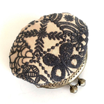 ミナペルホネン　がま口ポーチ　フォレストタイル