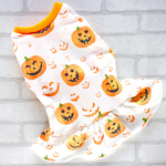犬服　ハロウィン　ジャックオランタン　ワンピース　ハンドメイド