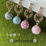 選べるボールカラー　⚽️スマイルサッカー⚽️　　ピアス/イヤリング