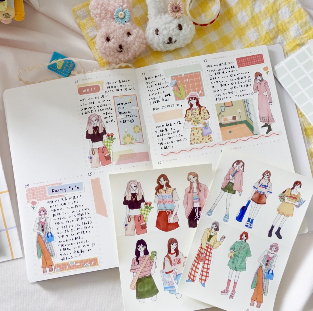 し*く様 ▶︎neneさまお裾分け/ロールシール6本セット し*く様 ▶︎neneさまお裾分け/ロールシール6本セット