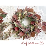 送料込＊Leaf Autumn Wreath 40
