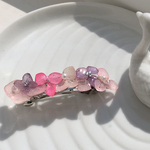 紫陽花のヘアクリップ 〜薄青色〜