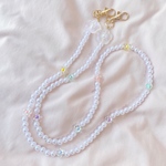 ビーズスマホショルダー ♡ pastelColorfulDaisy🌼*･