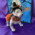 オレンジ蜘蛛の巣チョーカー3点セット