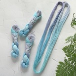 🆕手染め糸 ⭐  レース糸 #40『Blue＆Blue～noble💛ノーブル』Col.1282 (約50ｍ)⭐ タティングレース