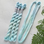 🆕手染め糸 🌸 綿糸コーマ(S) 20/2『Blue＆Blue～feather💛フェザー』Col.1280 (約90ｍ)🌸 刺し子糸