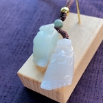 翡翠 天然石 本翡翠 手編み 翡翠ネックレス ネックレス 翡翠ペンダント ペンダント