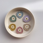heart × flower mini hairpin : : : ハート×フラワーミニヘアピン