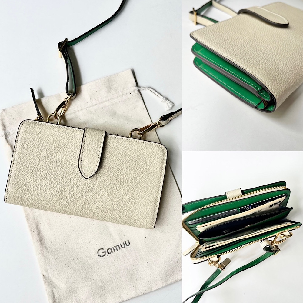 お財布ショルダー　グリーン Amazon.co.jp: binky ショルダーバッグ グリーン バッグ お財布