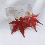 秋香る🍁紅葉ピアス