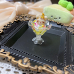 【8月新作】「食品ミニチュア　カップゼリー　レモン」KPZ7