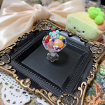 【8月新作】「食品ミニチュア　カップスイーツ　ミントパルフェ」KPZ17