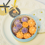 ハロウィンあんフラワークッキー缶