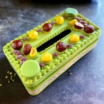 《受注制作》抹茶ケーキのティッシュボックスカバー