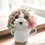 フラワーペット【ミニサイズ】ペット選べる！ プリザーブドフラワー  カーネーション 犬 猫 花 ペット 誕生日 お供え 