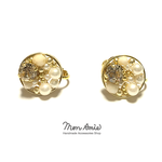 【送料無料】新色！Jewel Earring 15mm（シルク）