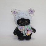 紫陽花さんさん(黒猫)
