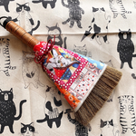USA毛布猫ちゃん×カラフルコットンパッチワークホウキカバー＆弾力のあるやわらかホウキ/RUBEN/検索
