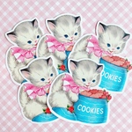 ダイカットメモ⁑ vintage cat