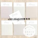 salt411010様専用〔1SET¥100〕エスコートカード　ウォールレター　席札　封筒