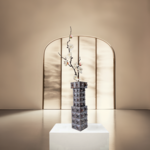 ななそじあまりふたつ：メタリック（花瓶 / Vase）