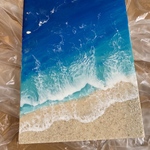 癒しレジンアート　海辺