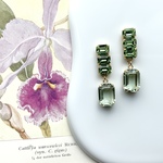 chrysolite crystal pierce / earring