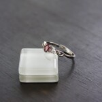 レッドスピネル　オーバルリーフリング　SILVER925