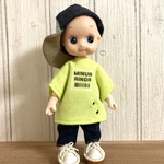 オビツ11 サイズ　オーバーサイズTシャツ(ネオンカラー)