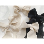 chiffon  ribbon clip long   キッズヘアアクセサリー　リボン　シフォン　ヘアピン　ギフト　入園式　卒園式　プレゼント　ピン　クリップ