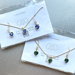 💙ハートビジューアクセサリーセット