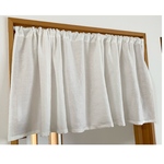 kahopon77様オーダー品★リネンカフェカーテン　3枚