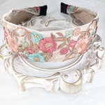 全品1000円🎉 10/15まで ☆インド刺繍リボン カチューシャ　No.e014