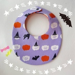 【早割10%オフ】ベビー スタイ ハロウィン かぼちゃ  おばけ ゴースト こうもり　月 ムーン 星 スター Halloween キャンディ