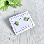 大人のメロン💚ビジューピアス/イヤリング[グリーンカラー]