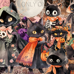 デザインペーパー HALLOWEEN BLACK CAT