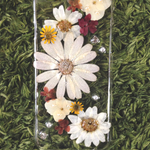 SALE大輪の押し花iPhoneケース