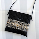 インド刺繍リボンのサコッシュ