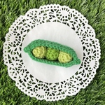 ＊小さな野菜のあみぐるみ＊　えんどう豆