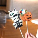 スティッククッキー・くろねこ　アイシングクッキー
