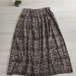 今着たい秋服★インド更紗プリントダーシャ★タックスカート
