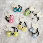 marble flower♡パール お花  ヘアゴム 2個セット  キッズ  レディース  ヘアアクセサリー