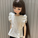 リカちゃん服※肩フリルチュニックブラウス