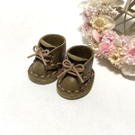 ＊送料無料＊mini☆mini ミニチュアひも靴⑦（カーキ）