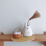 ꫛꫀꪝ✧‧˚ほのぼのお月見うさ子さん...♪*ﾟ🌾🌕🐇②